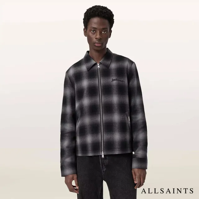 【ALLSAINTS】KAPI 寬鬆格紋外套 M007SE(舒適版型)