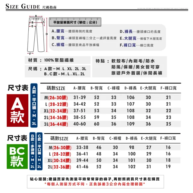【YT shop】男女款-戶外機能軟殼 防風防潑水 加絨保暖 內刷毛 衝鋒褲(保暖 發熱 防潑水 防風 耐磨大尺碼)