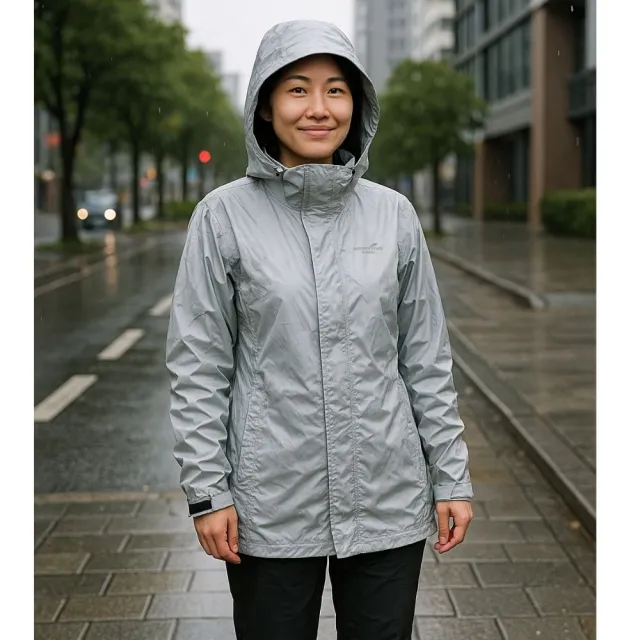 百岳(羽)登山輕量化雨衣防水透氣極限系列全壓膠超輕量薄款雨衣(外套  雨衣)