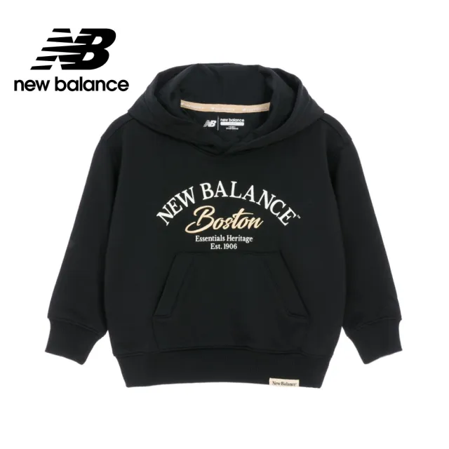 【NEW BALANCE】NB 童裝帽T_7CF3E02WBK_男童/女童_黑色