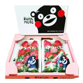 【RealShop 真食材本舖】日本空運熊本/福岡/長崎/佐賀草莓禮盒 2P/盒 共550g*3盒(春節送禮)