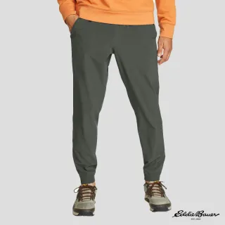 【Eddie Bauer】男款彈性運動長褲-軍綠色(13551778)