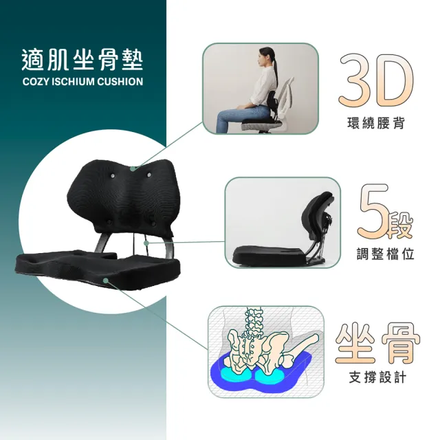 【適肌工坊】適肌坐骨墊(3入組)