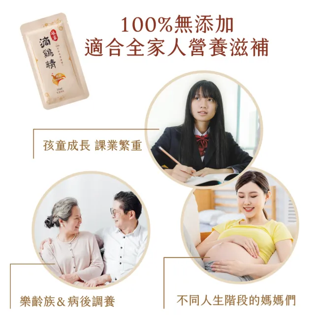 【娘家】常溫滴雞精16入2盒組50ml/入_四寶媽女神白家綺推薦(送禮首選/禮盒.100%全雞滴釀.中秋禮盒)
