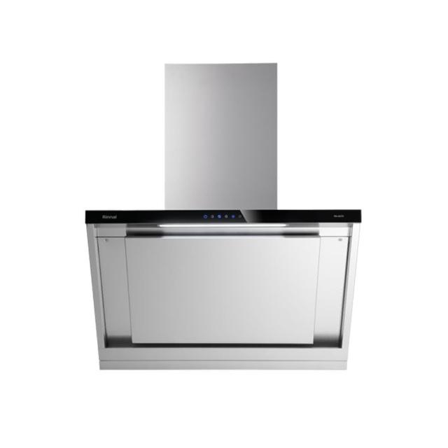 Rinnai 林內 RH-8670 倒T式抽油煙機，採用不鏽鋼材質，電子式按鍵開關，3段風量調整，尺寸795×461×400mm，適用110V/60Hz電壓，保固1年，BSMI許可R51206，標準安裝，高效家用廚房排煙解決方案。