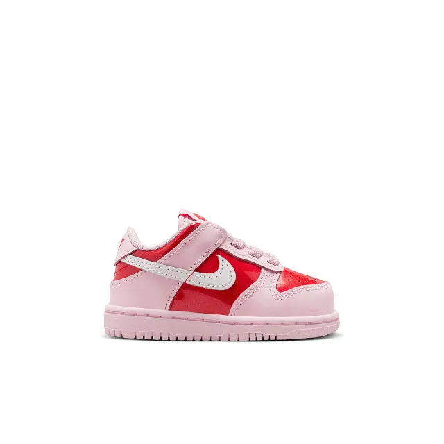 【NIKE 耐吉】運動鞋 童鞋 小童 兒童 喬丹 套腳式 DUNK LOW BTE 紅粉 IQ5378-663