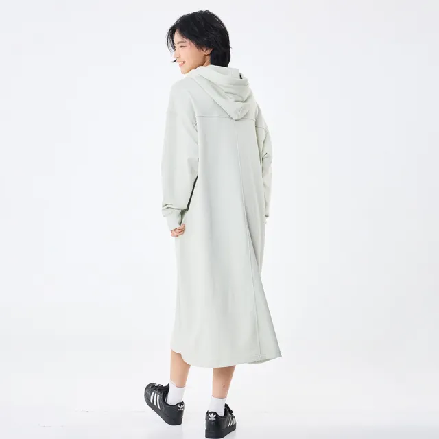【5th STREET】雙11 女裝 洋裝 長版洋裝 帽T 灰色(560974)