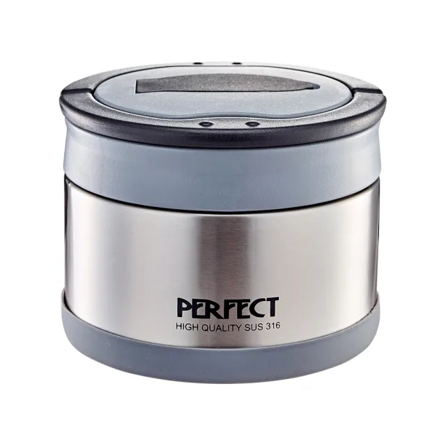 【PERFECT 理想】極緻316可提式真空便當盒-14cm(台灣製造)