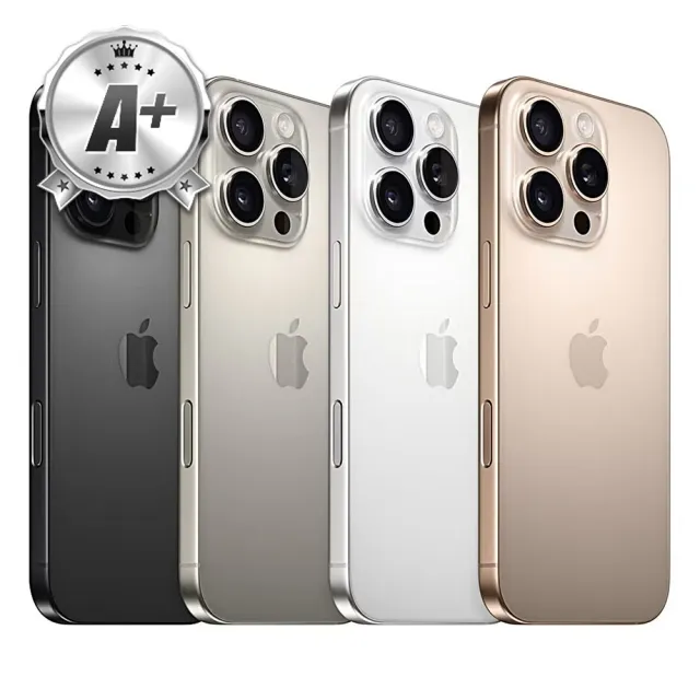 【Apple】A+級福利品 iPhone 16 Pro 128G 6.3吋(原廠盒裝/原廠傳輸線)