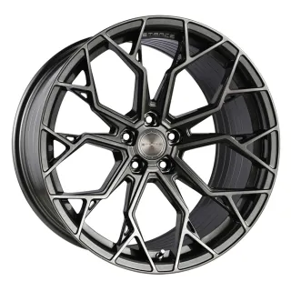 【STANCE】STANCE SF10 美國品牌 19吋 旋壓輕量化鋁圈 髮絲車太灰色 5孔100 5孔108 5孔112 5孔114四入組