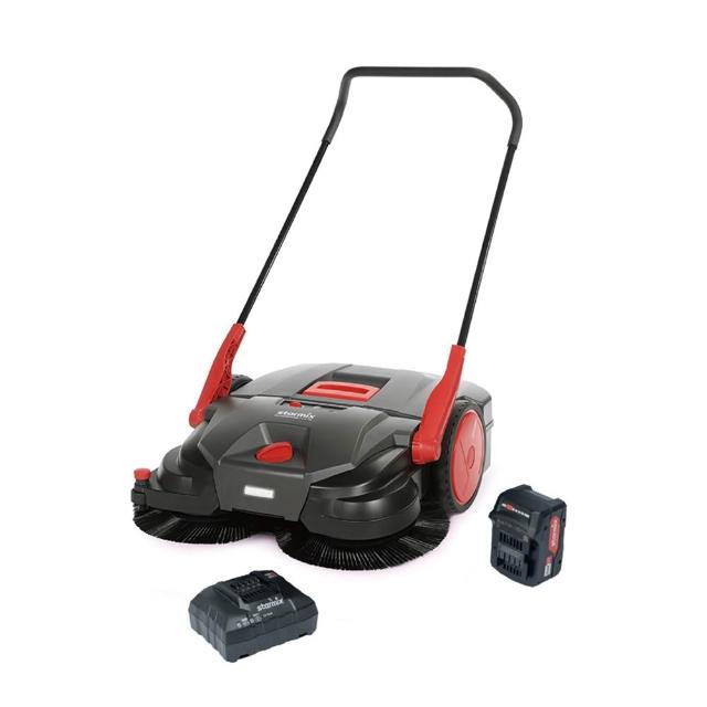 【Starmix 吸特樂】頂配款商業手推電力驅動式渦輪雙循環清潔乾溼掃地機 (77 Pro 18V)