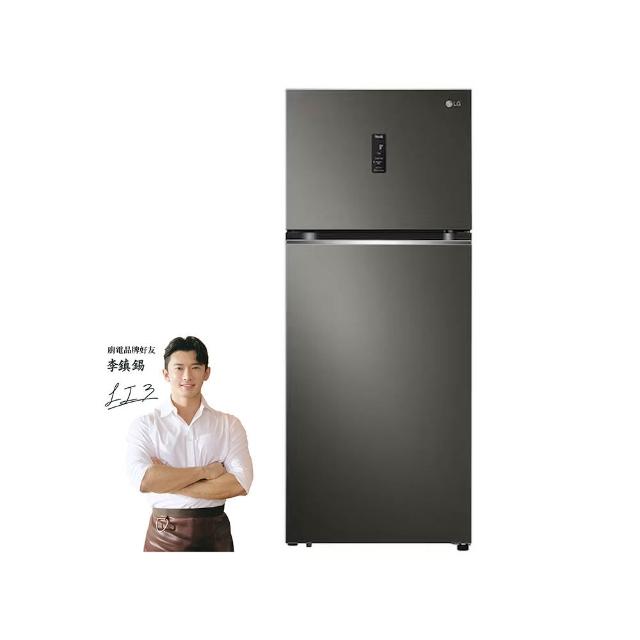 【LG 樂金】395公升智慧變頻右開雙門冰箱(GN-HL392BSN)