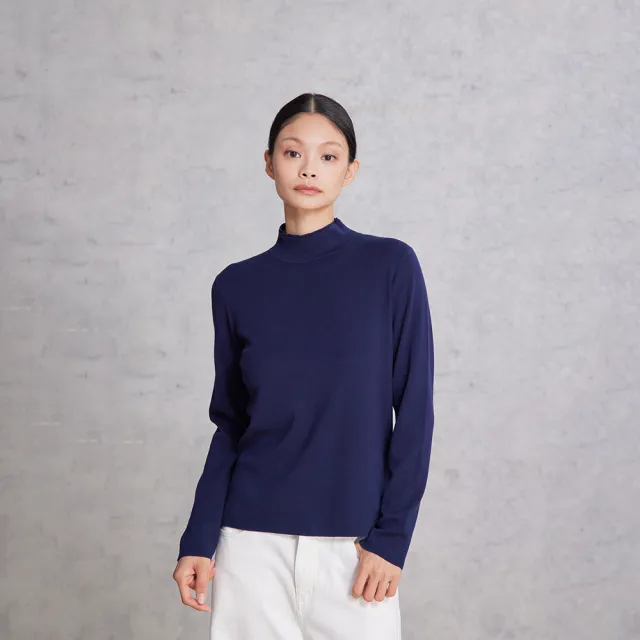 【giordano ladies】25FW 雙層立領棉質上衣(02355611)