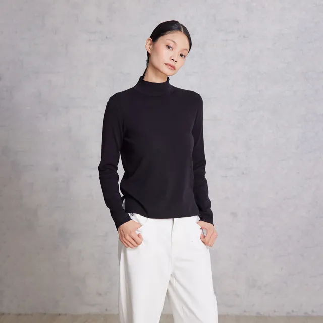 【giordano ladies】25FW 雙層立領棉質上衣(02355611)
