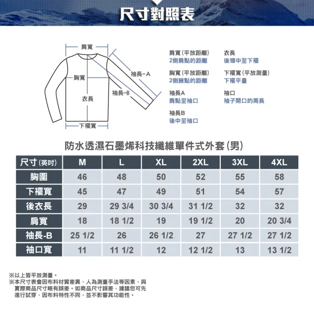 【ATUNAS 歐都納】男款防水透濕石墨烯科技纖維單件式外套(A1GA2535M深灰/防風/透氣/抗靜電/日常/戶外休閒)