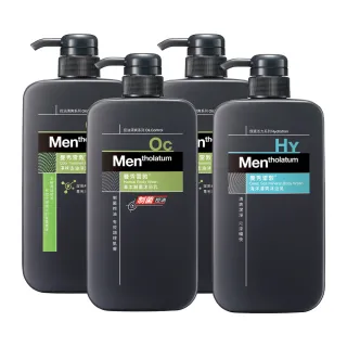 【曼秀雷敦】男士沐浴乳 4入組(3款任選 草本制菌/海洋清爽/淨味去油)
