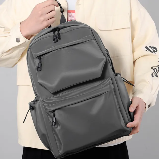 【KEDDY】休閒旅行包-實用背包-後背包-耐磨尼龍-好裝大容量-學生外出包-城市輕量包-男用電