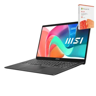 M365★【MSI 微星】15吋i3商用效能筆電(Modern 15/i3-1315U/8G/512G SSD/Win11/F13MG-049TW)