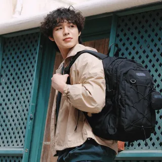 【OUTDOOR】風格前線系列15.6吋電腦後背包-黑色 OD253122BK