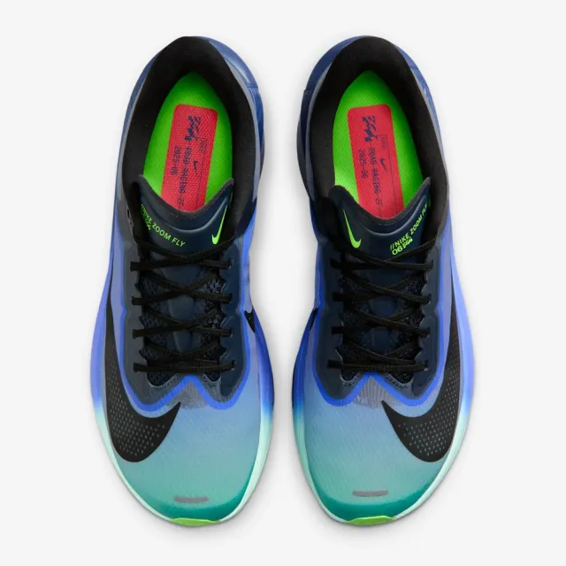 【NIKE 耐吉】運動鞋 跑步鞋 男鞋 ZOOM FLY 6 GLAM 路跑 抓地 碳纖維 藍 多色(IO9572400)