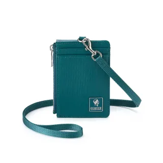 【PORTER INTERNATIONAL】復古品味MORI證件套(湖水綠)