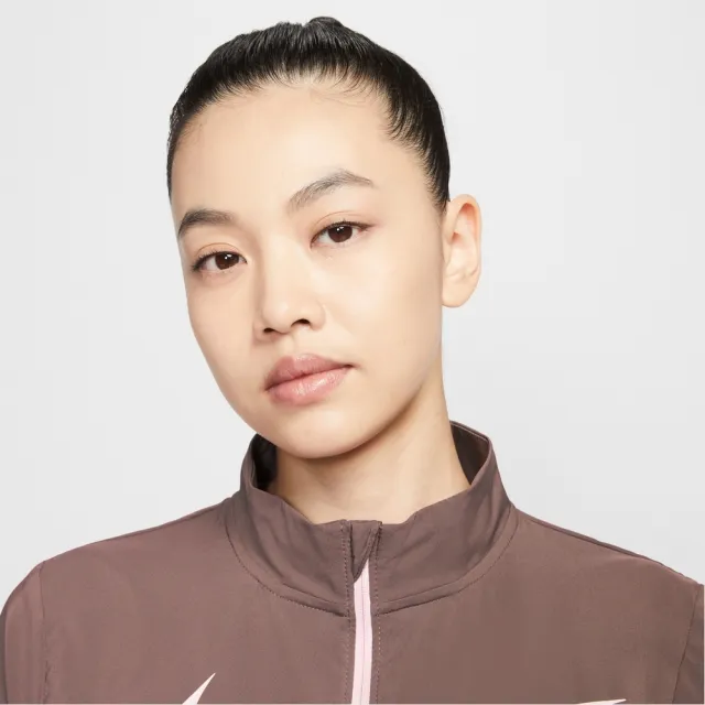 【NIKE 耐吉】休閒外套 女 AS W NK TEMPO SWSH HBR DF JKT 運動 休閒 紫色 (HV2648503)