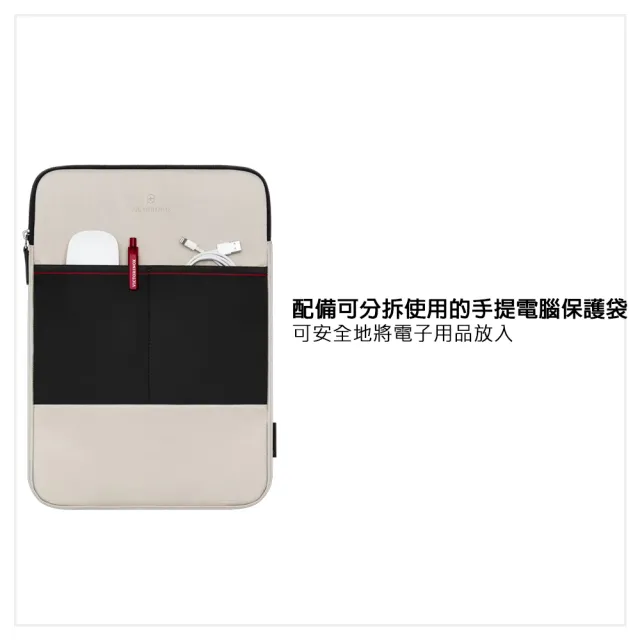 【VICTORINOX 瑞士維氏】Altmont Modern系列 豪華型後背包 曜石黑/岩石白/海軍藍(653551/653552/653553)