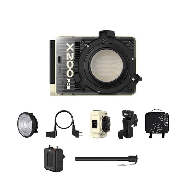 【ZHIYUN 智雲】200W  MOLUS X200 RGB COMBO 套裝版 (公司貨)