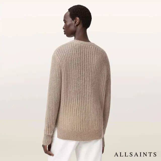 【ALLSAINTS】CHAIN AS 羊毛針織上衣-米 W039KE (常規版型)