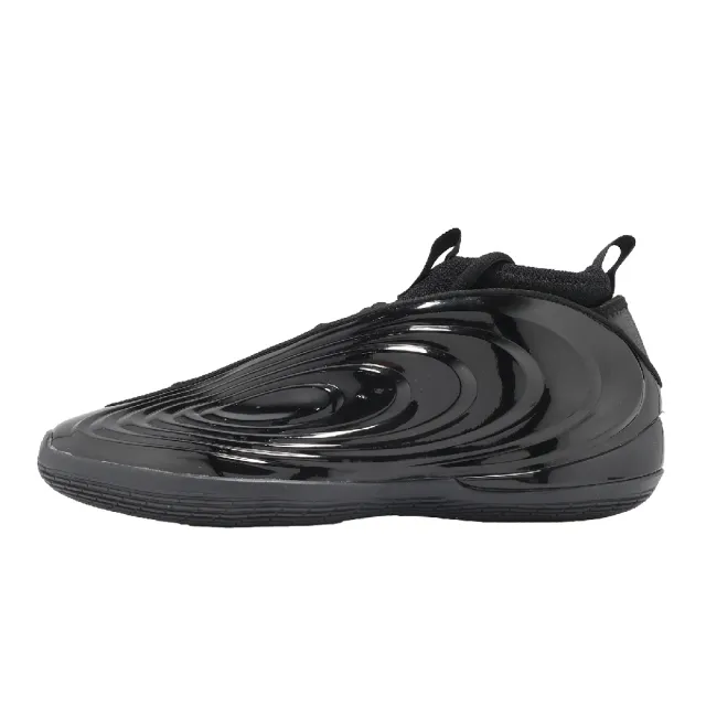 【adidas 愛迪達】籃球鞋 Harden Volume 10 男鞋 HellCat 亮皮 黑 哈登 JR1598