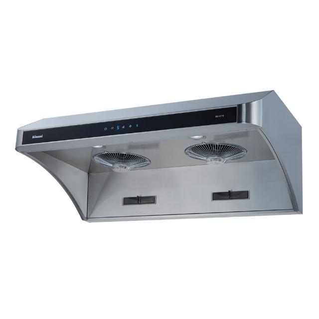 Rinnai 林內 RH-9178 傳統式排氣扇,採用優質不鏽鋼材質,耐用抗鏽,適合廚房或浴室使用。電子式按鍵開關,5段風量調整,尺寸894×201×562mm,110V/60Hz電壓,1年保固,BSMI許可R51206。標準安裝,提供強勁通風,排除油煙異味,維持室內空氣清新。 Rinnai林內牌 RH-9178