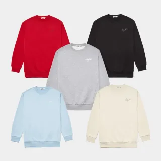 【Hang Ten】男裝-刷毛刺繡大學T(多色選)