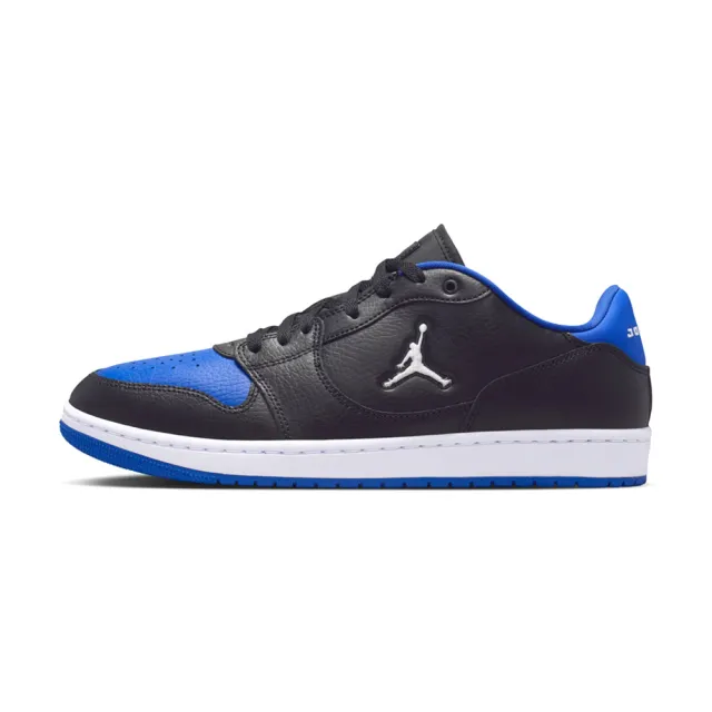 【NIKE 耐吉】Jordan Court Connect Low 運動鞋 男鞋 休閒鞋 黑藍色 皮革 IQ5698-002
