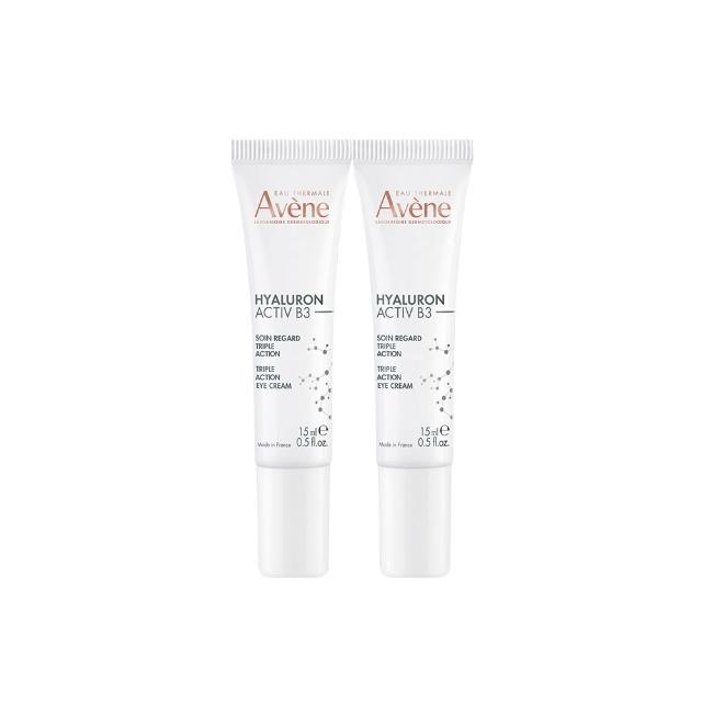 【Avene 雅漾官方直營】買一送一★B3彈力撫紋眼霜15ml(精準撫紋)