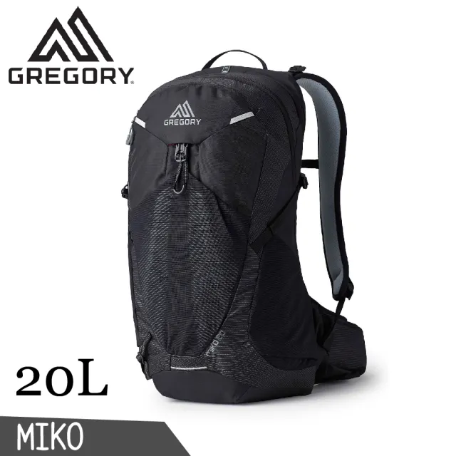 【Gregory】20L MIKO 多功能登山背包《光學黑》145275/雙肩背包/後背包/電腦包/旅行/自行車