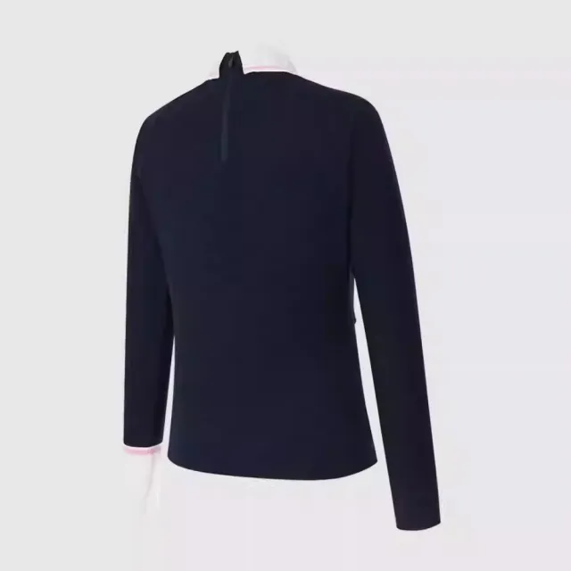 【HONMA 本間高爾夫】女款長袖POLO衫 2025春夏款 日本高爾夫專業品牌(XS-L 藏青/粉/白色任選HWKQ705R615)
