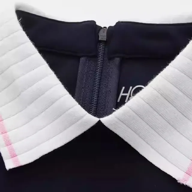 【HONMA 本間高爾夫】女款長袖POLO衫 2025春夏款 日本高爾夫專業品牌(XS-L 藏青/粉/白色任選HWKQ705R615)