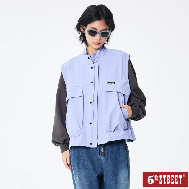 【5th STREET】女裝 背心 背心外套 紫色(550036)