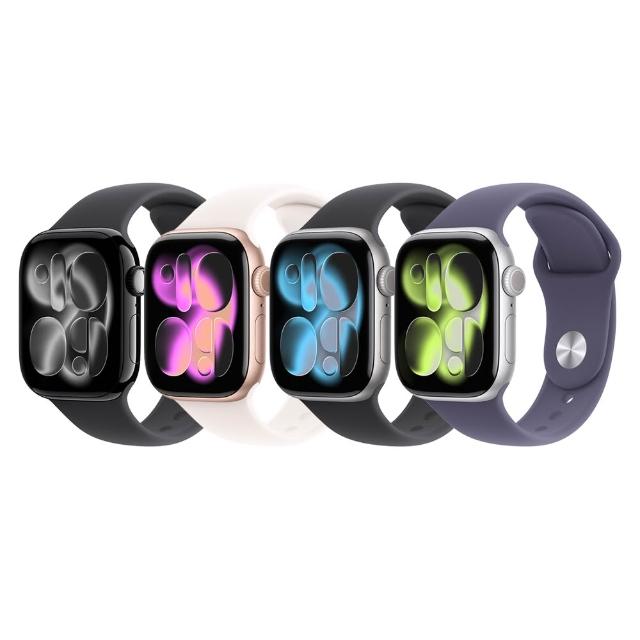 【Apple】Apple Watch Series 11 GPS 42mm(鋁金屬錶殼搭配運動型錶帶)