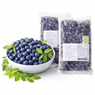 【幸美生技】加拿大進口有機驗證冷凍野生小藍莓400g x2包(慈心有機驗證  農殘 重金屬檢驗通過)
