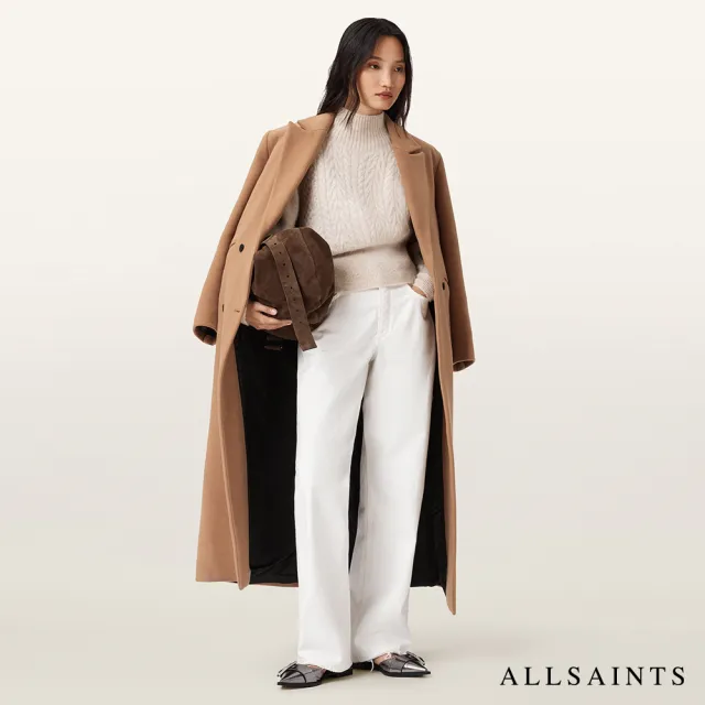 【ALLSAINTS】NELLIE 精緻俐落羊毛大衣 W136OD(舒適版型)