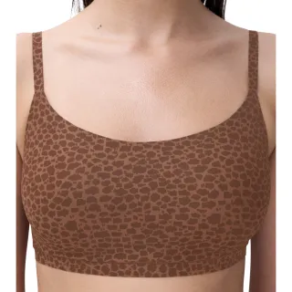 【Chantelle 仙黛爾】Soft Stretch.無痕 A-G罩杯 涼感 無鋼圈 輕運動女內衣 豹紋.11D20_C60(超透氣觸感)