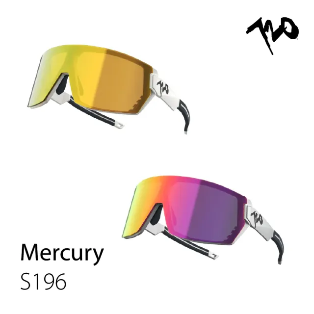 【720 armour】Mercury 太陽眼鏡 墨鏡 運動型墨鏡 自行車太陽眼鏡(S196-WH/GD-P、 S196-SR/RD-P)