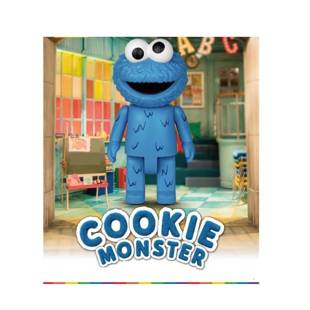 【Beast Kingdom 野獸國】芝麻街 餅乾怪獸 可動公仔存錢筒 Cookie Monster｜VPB-SB16