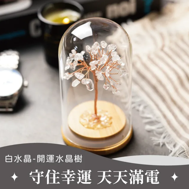 【GOODTIME】白水晶開運招財水晶大款擺飾 (客製化刻字服務)
