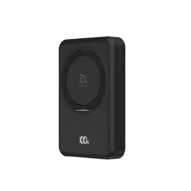 【ADAM 亞果元素】VIONTA B10 10000mAh SSB磁吸旋轉支架行動電源(標示Wh/3C認證/可上飛機)