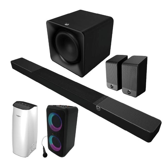 【Klipsch】Flexus Core 300+SUB 200+SURR 200 7.1.4天空聲霸劇院組(釪環公司貨)