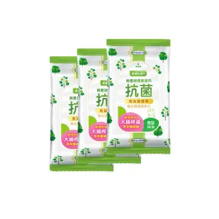 【Baan 貝恩】潔膚抗菌柔濕巾 30抽-6包