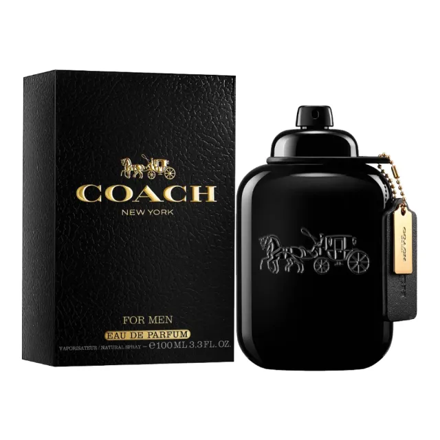 【COACH】時尚曜黑男性淡香精 100ml (專櫃公司貨)