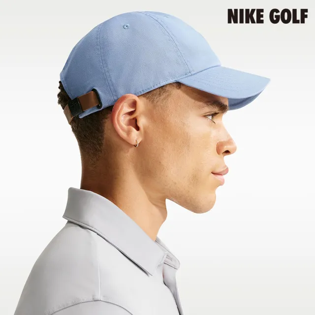 【NIKE GOLF】Nike Club 高爾夫軟帽 工作藍色(IO8275-486)